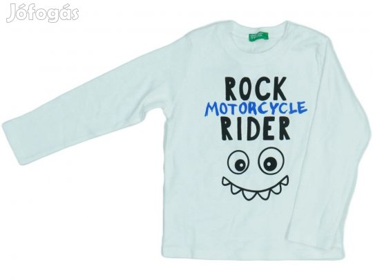 Benetton Új (címkés) Fiú Hosszú ujjú felső (Méret: 98)