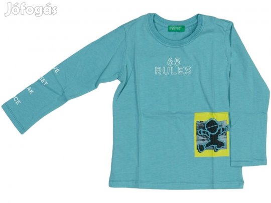 Benetton Új (címkés) Fiú Hosszú ujjú felső (Méret: 98)