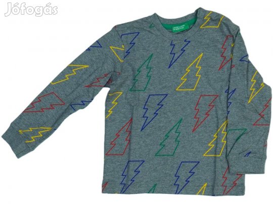 Benetton Új (címkés) Fiú Hosszú ujjú felső (Méret: 98)