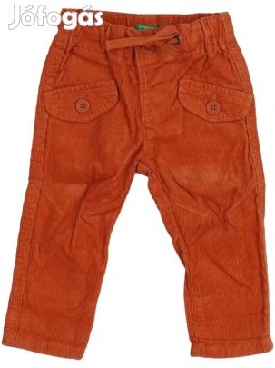 Benetton Új (címkés) Fiú Hosszúnadrág (Méret: 74)