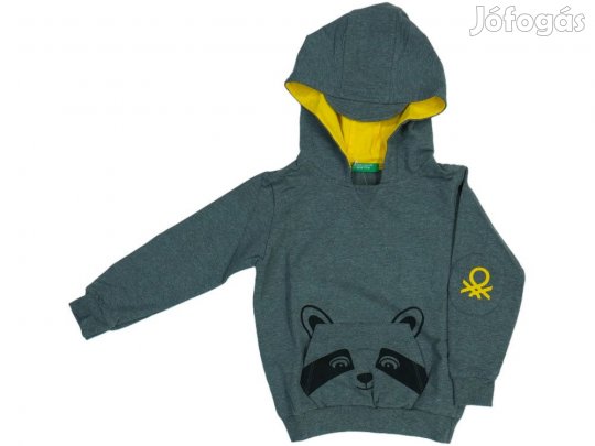 Benetton Új (címkés) Fiú Kapucnis pulóver (Méret: 104)