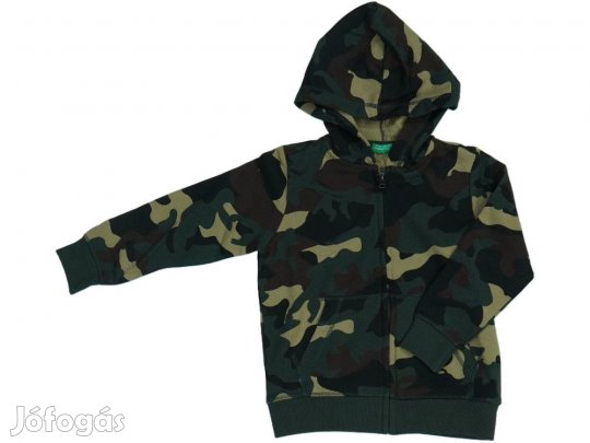 Benetton Új (címkés) Fiú Kapucnis pulóver (Méret: 110)