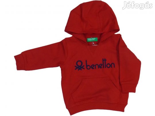 Benetton Új (címkés) Fiú Kapucnis pulóver (Méret: 68)