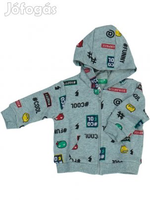 Benetton Új (címkés) Fiú Kapucnis pulóver (Méret: 68)