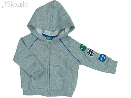 Benetton Új (címkés) Fiú Kapucnis pulóver (Méret: 68)