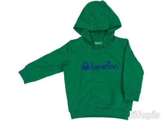 Benetton Új (címkés) Fiú Kapucnis pulóver (Méret: 80)