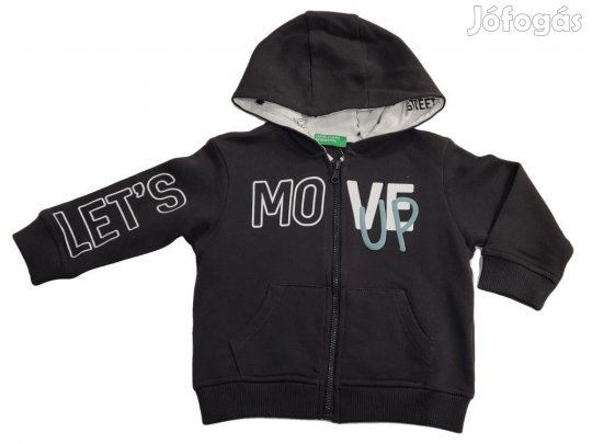 Benetton Új (címkés) Fiú Kapucnis pulóver (Méret: 86)