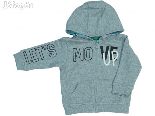 Benetton Új (címkés) Fiú Kapucnis pulóver (Méret: 86)
