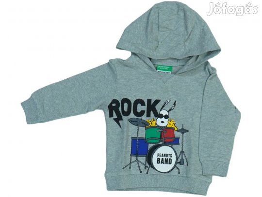 Benetton Új (címkés) Fiú Kapucnis pulóver (Méret: 86)
