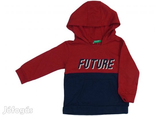 Benetton Új (címkés) Fiú Kapucnis pulóver (Méret: 86)