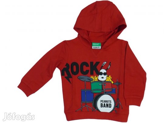 Benetton Új (címkés) Fiú Kapucnis pulóver (Méret: 92)
