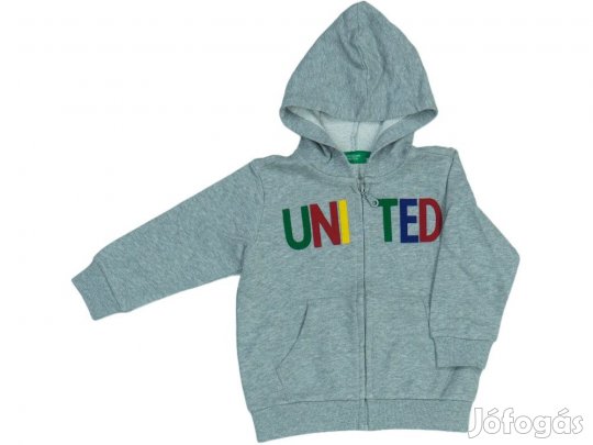 Benetton Új (címkés) Fiú Kapucnis pulóver (Méret: 92)