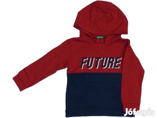 Benetton Új (címkés) Fiú Kapucnis pulóver (Méret: 98)