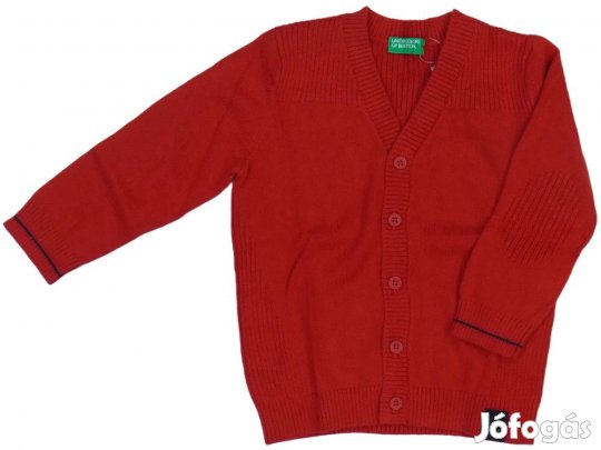Benetton Új (címkés) Fiú Kardigán (Méret: 80)