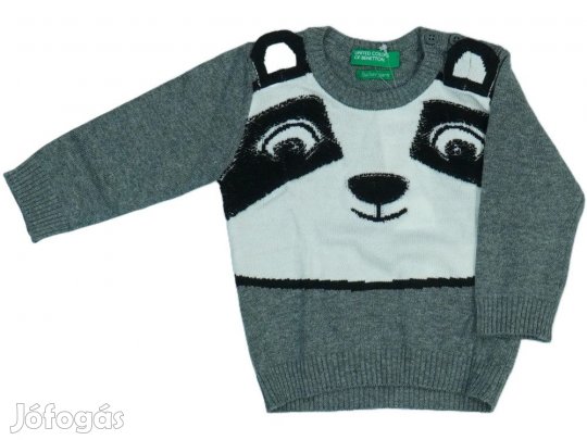 Benetton Új (címkés) Fiú Kötött pulcsi (Méret: 68)