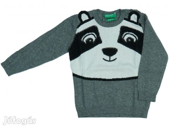 Benetton Új (címkés) Fiú Kötött pulcsi (Méret: 86)