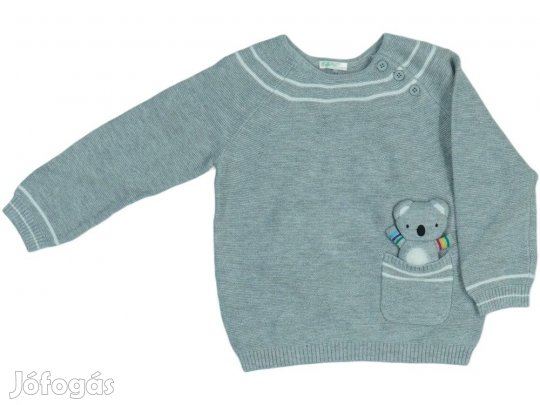 Benetton Új (címkés) Fiú Kötött pulcsi (Méret: 86)