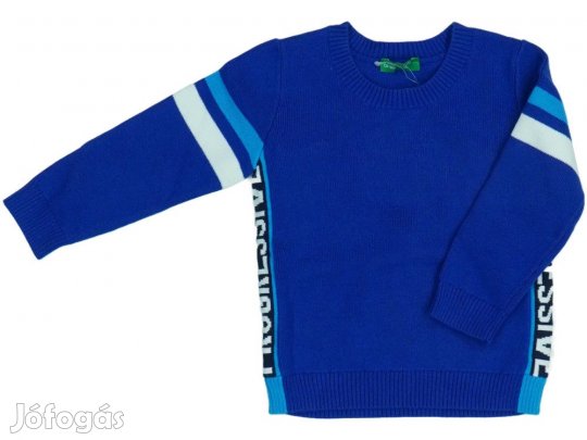 Benetton Új (címkés) Fiú Kötött pulcsi (Méret: 86)