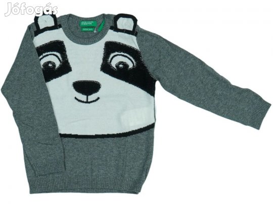 Benetton Új (címkés) Fiú Kötött pulcsi (Méret: 98)