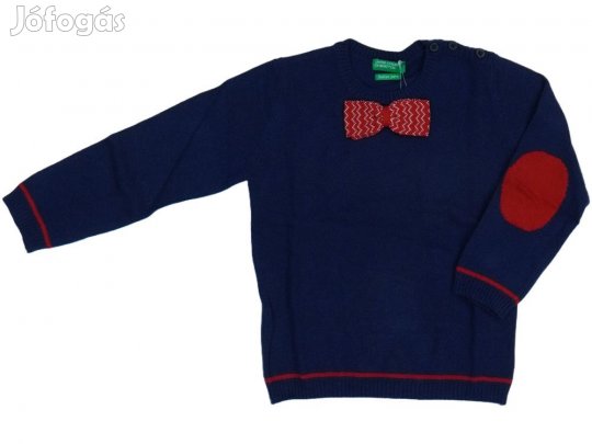 Benetton Új (címkés) Fiú Kötött pulcsi (Méret: 98)