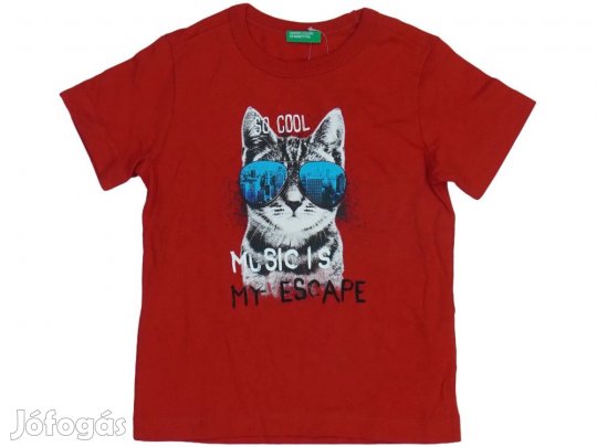 Benetton Új (címkés) Fiú Póló (Méret: 104)