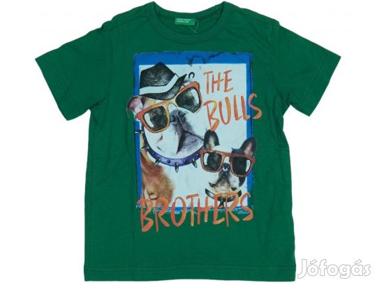 Benetton Új (címkés) Fiú Póló (Méret: 110)