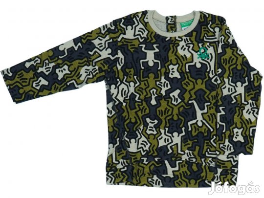 Benetton Új (címkés) Fiú Pulóver (Méret: 104)