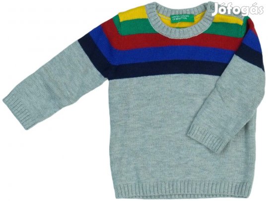Benetton Új (címkés) Fiú Pulóver (Méret: 74)