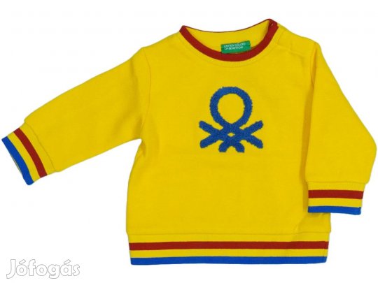 Benetton Új (címkés) Fiú Pulóver (Méret: 74)
