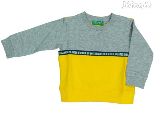 Benetton Új (címkés) Fiú Pulóver (Méret: 74)