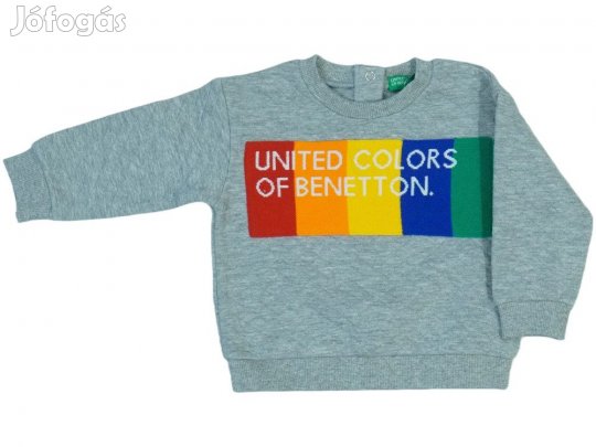 Benetton Új (címkés) Fiú Pulóver (Méret: 74)