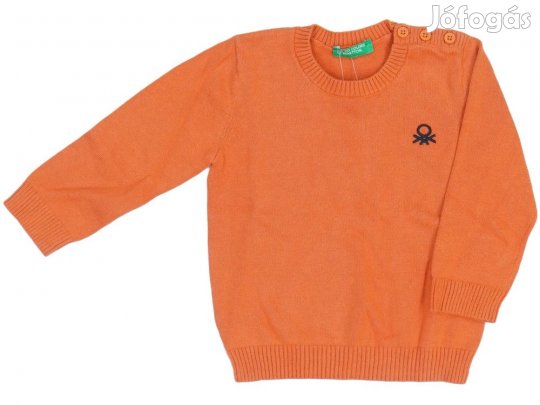Benetton Új (címkés) Fiú Pulóver (Méret: 80)