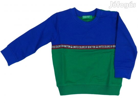 Benetton Új (címkés) Fiú Pulóver (Méret: 80)