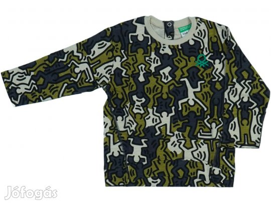 Benetton Új (címkés) Fiú Pulóver (Méret: 92)