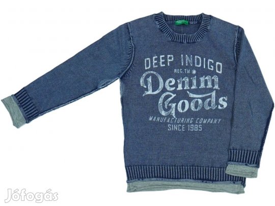 Benetton Új (címkés) Fiú Pulóver (Méret: 92)