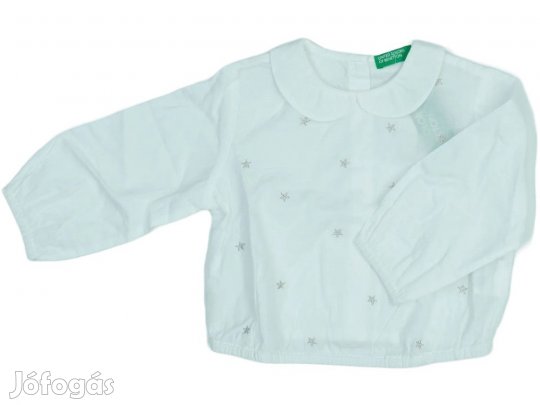 Benetton Új (címkés) Lány Blúz (Méret: 80)