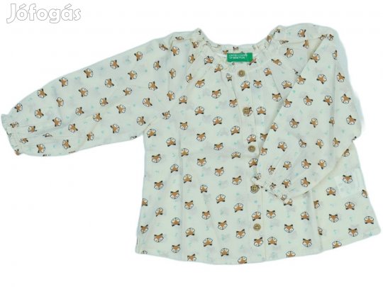 Benetton Új (címkés) Lány Blúz (Méret: 86)