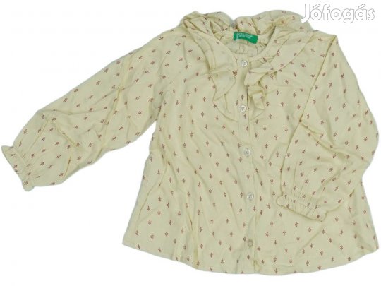 Benetton Új (címkés) Lány Blúz (Méret: 92)