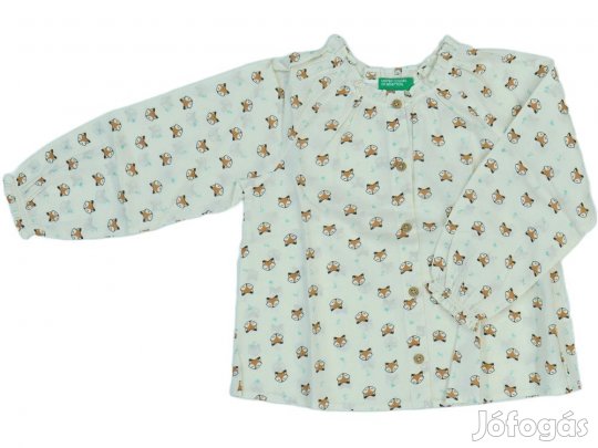 Benetton Új (címkés) Lány Blúz (Méret: 98)