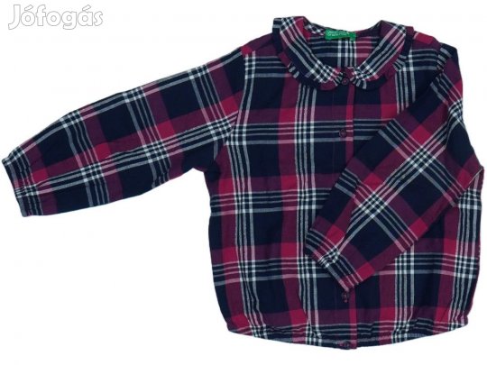 Benetton Új (címkés) Lány Blúz (Méret: 98)
