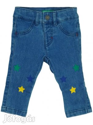 Benetton Új (címkés) Lány Farmernadrág (Méret: 68)