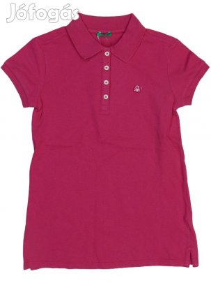 Benetton Új (címkés) Lány Galléros póló (Méret: 146)