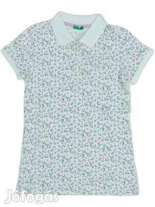 Benetton Új (címkés) Lány Galléros póló (Méret: 146)