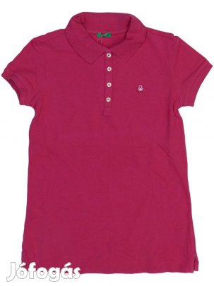 Benetton Új (címkés) Lány Galléros póló (Méret: 152)