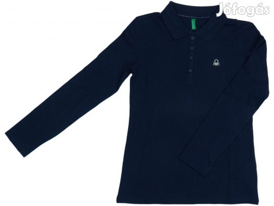 Benetton Új (címkés) Lány Galléros póló (Méret: 152)