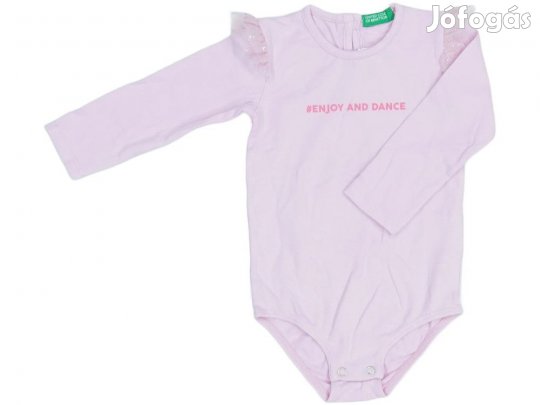 Benetton Új (címkés) Lány Hosszú ujjú body (Méret: 74)