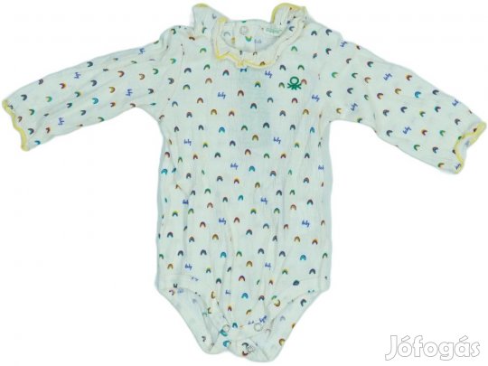 Benetton Új (címkés) Lány Hosszú ujjú body (Méret: 74)