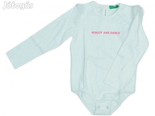 Benetton Új (címkés) Lány Hosszú ujjú body (Méret: 98)