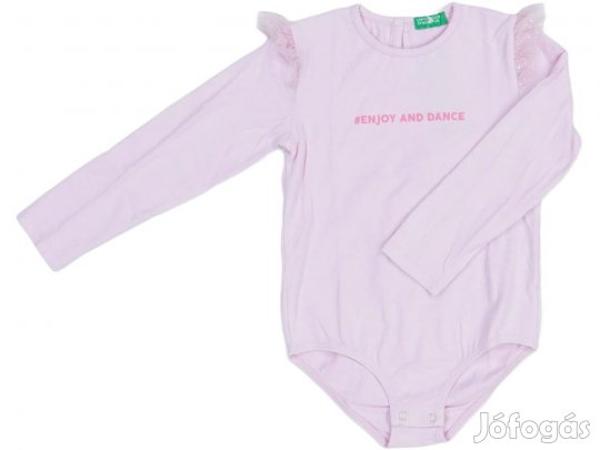 Benetton Új (címkés) Lány Hosszú ujjú body (Méret: 98)