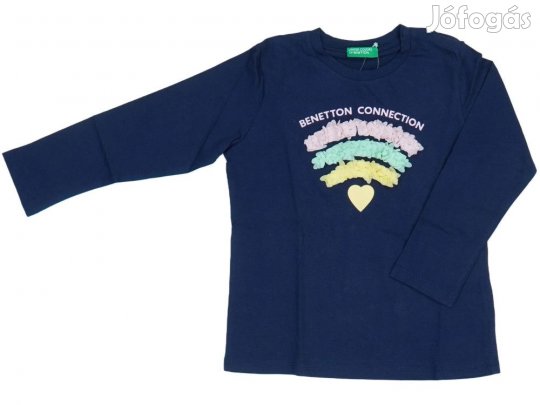 Benetton Új (címkés) Lány Hosszú ujjú felső (Méret: 104)
